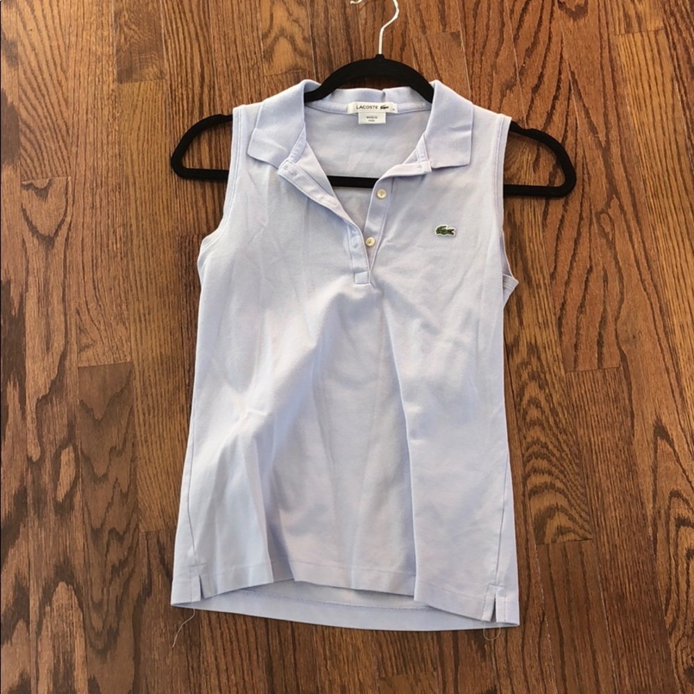 Lacoste ladies polo light blue